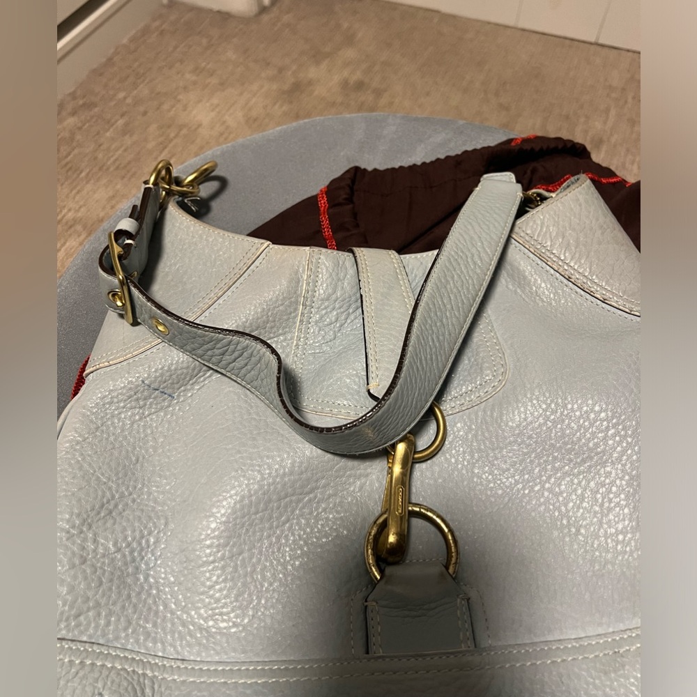 Coach Light blue Handbag